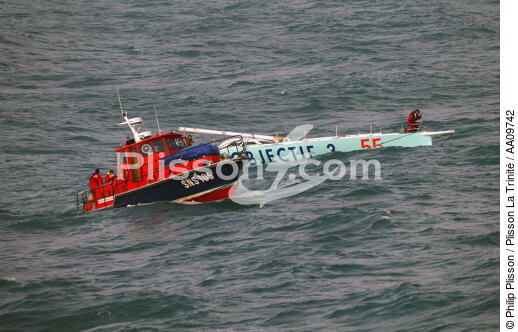 Le canot de sauvetage du Conquet. - © Philip Plisson / Plisson La Trinité / AA09742 - Nos reportages photos - Sauvetage en mer