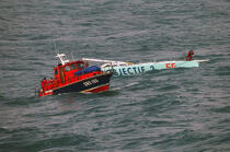 Le canot de sauvetage du Conquet. © Philip Plisson / Plisson La Trinité / AA09742 - Nos reportages photos - Sauvetage en mer
