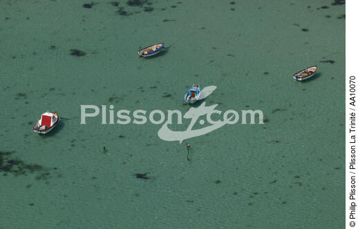 Mouillage à Argenton. - © Philip Plisson / Plisson La Trinité / AA10070 - Nos reportages photos - Barque