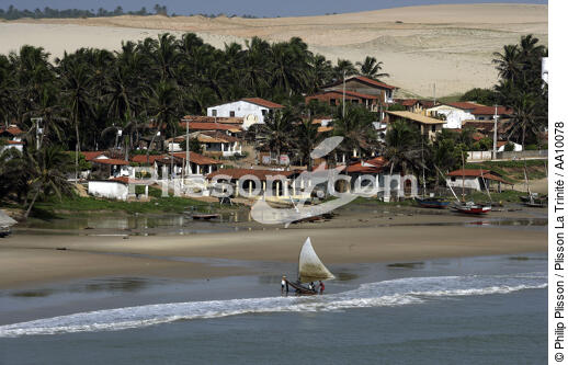 Brazilian beach. - © Philip Plisson / Plisson La Trinité / AA10078 - Photo Galleries - Jangadas from Brazil