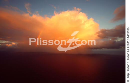Ciel martiniquais. - © Philip Plisson / Plisson La Trinité / AA10135 - Nos reportages photos - Nuage
