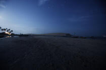 A beach of Jericoacoara by night. © Philip Plisson / Plisson La Trinité / AA10145 - Photo Galleries - Sand