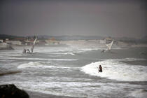 Bad weather on Caponga. © Philip Plisson / Plisson La Trinité / AA10152 - Photo Galleries - Storm at sea