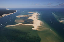 The Arguin Sand Bank. © Philip Plisson / Plisson La Trinité / AA10420 - Photo Galleries - Arcachon [Basin of]