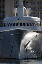 In the port of Monaco. © Philip Plisson / Plisson La Trinité / AA10513 - Photo Galleries - Motorboat