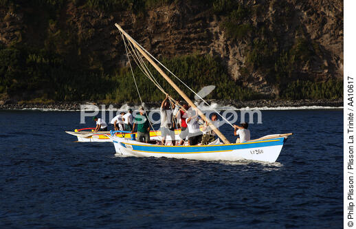 Whaling boat in the Azores. - © Philip Plisson / Plisson La Trinité / AA10617 - Photo Galleries - Faial and Pico islands in the Azores