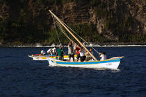 Whaling boat in the Azores. © Philip Plisson / Plisson La Trinité / AA10617 - Photo Galleries - Whaling boat