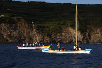 Whaling boat in the Azores. © Philip Plisson / Plisson La Trinité / AA10619 - Photo Galleries - Whaling boat