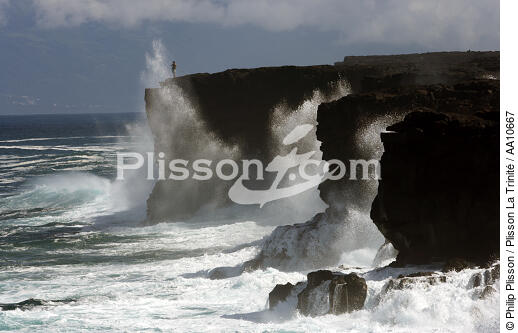 Côte de l' île Pico aux Açores. - © Philip Plisson / Plisson La Trinité / AA10667 - Nos reportages photos - Açores [les]