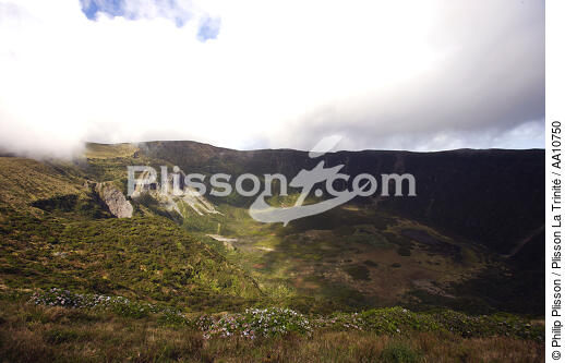 Faial, île volcanique aux Açores. - © Philip Plisson / Plisson La Trinité / AA10750 - Nos reportages photos - Les îles de Faial et Pico aux Açores
