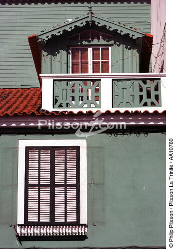 House on Horta in the Azores. - © Philip Plisson / Plisson La Trinité / AA10760 - Photo Galleries - Faial