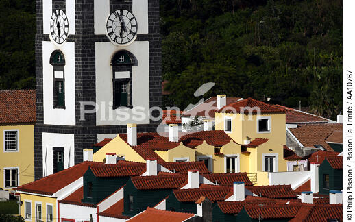 Horta aux Açores. - © Philip Plisson / Plisson La Trinité / AA10767 - Nos reportages photos - Ile [Por]