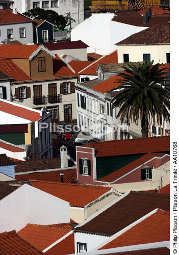 Horta in the Azores. - © Philip Plisson / Plisson La Trinité / AA10768 - Photo Galleries - Street