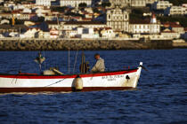 Whaling boat in the Horta harbour in the Azores. © Philip Plisson / Plisson La Trinité / AA10782 - Photo Galleries - Horta
