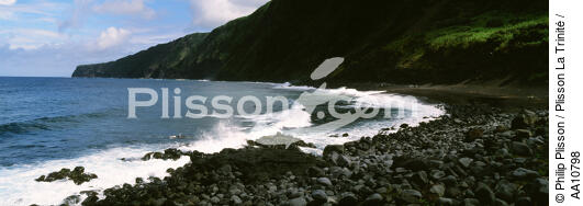 Côte de l' île Faial aux Açores. - © Philip Plisson / Plisson La Trinité / AA10798 - Nos reportages photos - Les îles de Faial et Pico aux Açores