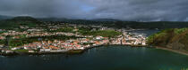 Vue sur la ville d'Horta aux Açores. © Philip Plisson / Plisson La Trinité / AA10800 - Nos reportages photos - Horta