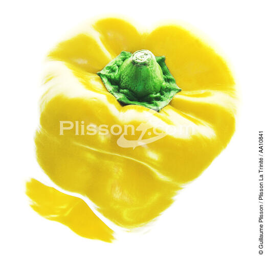 Poivron jaune. - © Guillaume Plisson / Plisson La Trinité / AA10841 - Nos reportages photos - Cuisine gourmande