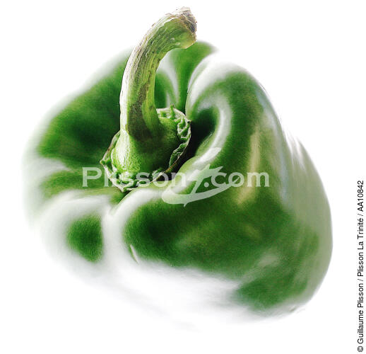 Green pepper. - © Guillaume Plisson / Plisson La Trinité / AA10842 - Photo Galleries - Flora
