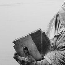 La statue de La Liberté à New-York. © Guillaume Plisson / Plisson La Trinité / AA10867 - Nos reportages photos - Noir et blanc