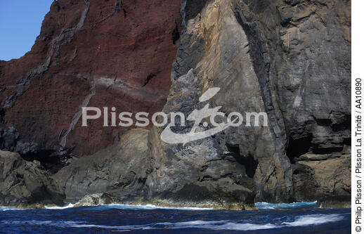 La pointe Dos Capelinhos sur Faial aux Açores. - © Philip Plisson / Plisson La Trinité / AA10890 - Nos reportages photos - Pointe Dos Capelinhos