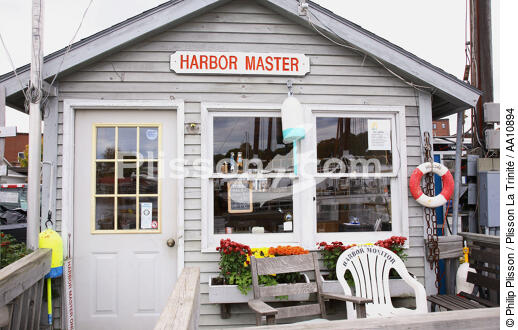 The Harbour Master of Camden in Maine. - © Philip Plisson / Plisson La Trinité / AA10894 - Photo Galleries - Town [Maine]