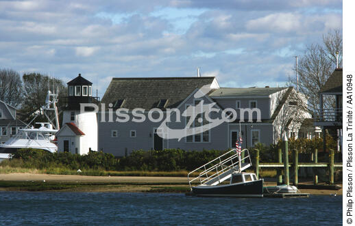 Le phare de Hyannis dans le Massachusetts. - © Philip Plisson / Plisson La Trinité / AA10948 - Nos reportages photos - Nouvelle Angleterre
