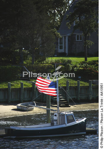 In the State of Massachusetts. - © Philip Plisson / Plisson La Trinité / AA10951 - Photo Galleries - Small boat