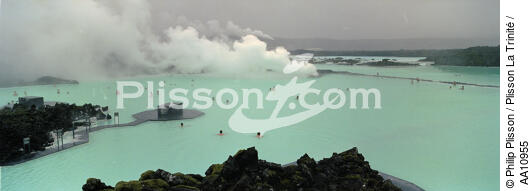 The artificial lake of Blue Lagoon in Iceland. - © Philip Plisson / Plisson La Trinité / AA10955 - Photo Galleries - Iceland