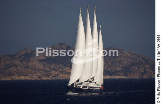 The Phocéa. - © Philip Plisson / Plisson La Trinité / AA10965 - Photo Galleries - Four masts