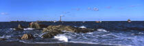 Le phare de l'Ile Vierge. © Philip Plisson / Plisson La Trinité / AA11000 - Nos reportages photos - Phare [29]