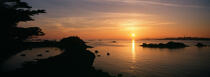 Coucher de soleil entre l'Ile de Batz et Roscoff. © Guillaume Plisson / Plisson La Trinité / AA11038 - Nos reportages photos - Roscoff