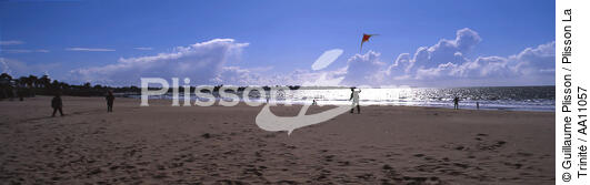Kite on La Plaine sur mer. - © Guillaume Plisson / Plisson La Trinité / AA11057 - Photo Galleries - Cloud