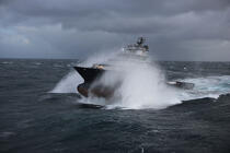 The tug boat Abeille Bourbon. © Philip Plisson / Plisson La Trinité / AA11094 - Photo Galleries - Storm at sea