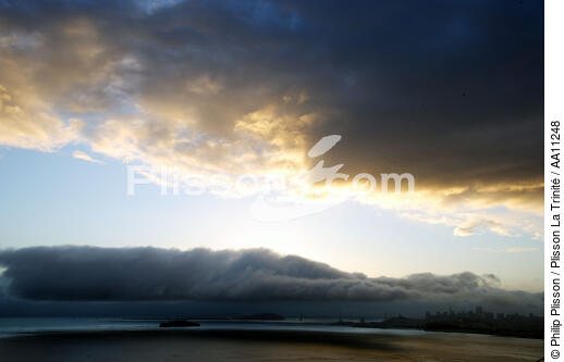 Alcatraz. - © Philip Plisson / Plisson La Trinité / AA11248 - Photo Galleries - Cloud