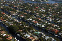 Maisons à Miami. © Philip Plisson / Plisson La Trinité / AA11398 - Nos reportages photos - Ville [Floride]