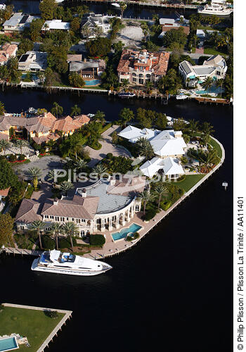 Houses in Miami. - © Philip Plisson / Plisson La Trinité / AA11401 - Photo Galleries - Miami