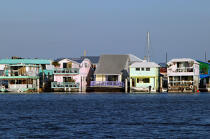 Maisons des Iles Keys en Floride. © Philip Plisson / Plisson La Trinité / AA11409 - Nos reportages photos - Ile [Floride]
