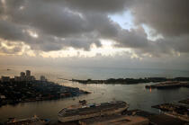 Miami. © Philip Plisson / Plisson La Trinité / AA11418 - Nos reportages photos - Gratte-ciel