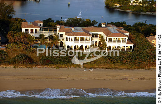 Maison sur les côtes de Miami. - © Philip Plisson / Plisson La Trinité / AA11423 - Nos reportages photos - Floride