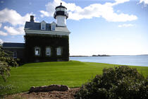 Lighthouse in Connecticut. © Philip Plisson / Plisson La Trinité / AA11450 - Photo Galleries - American Lighthouses