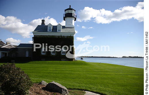 Lighthouse in Connecticut. - © Philip Plisson / Plisson La Trinité / AA11452 - Photo Galleries - Lighthouse [Connecticut]