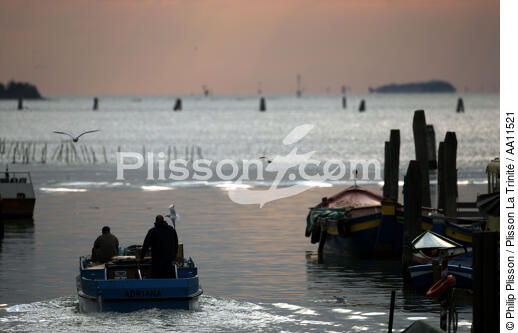 Fin de journée sur Venise. - © Philip Plisson / Plisson La Trinité / AA11521 - Nos reportages photos - Mouette