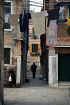 Ruelle de Venise. © Philip Plisson / Plisson La Trinité / AA11534 - Nos reportages photos - Ruelle