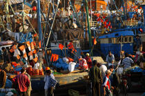 Port d' Essaouira. © Philip Plisson / Plisson La Trinité / AA11635 - Nos reportages photos - Marin-pêcheur