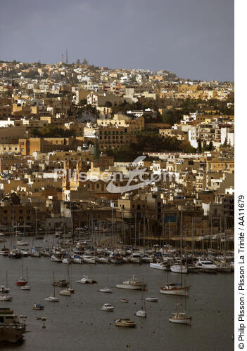 Port de Malte. - © Philip Plisson / Plisson La Trinité / AA11679 - Nos reportages photos - Les couleurs de Malte