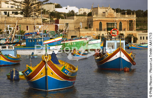 Port on the island of Malta. - © Philip Plisson / Plisson La Trinité / AA11713 - Photo Galleries - Malta