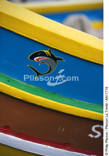 Coque de bateau à Malte. - © Philip Plisson / Plisson La Trinité / AA11716 - Nos reportages photos - Les couleurs de Malte
