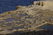 Saltworks on Gozo island. © Philip Plisson / Plisson La Trinité / AA11737 - Photo Galleries - Colours of Malta