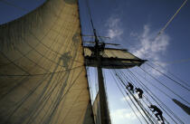 L' Esmeralda. © Philip Plisson / Plisson La Trinité / AA11889 - Nos reportages photos - Les grands voiliers