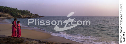 Sur une plage de Vilinjam en Inde. - © Philip Plisson / Plisson La Trinité / AA12079 - Nos reportages photos - Vilinjam
